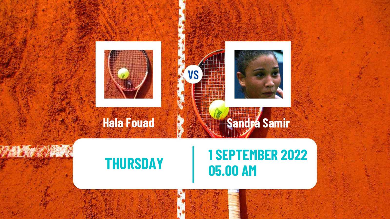 Tennis ITF Tournaments Hala Fouad - Sandra Samir