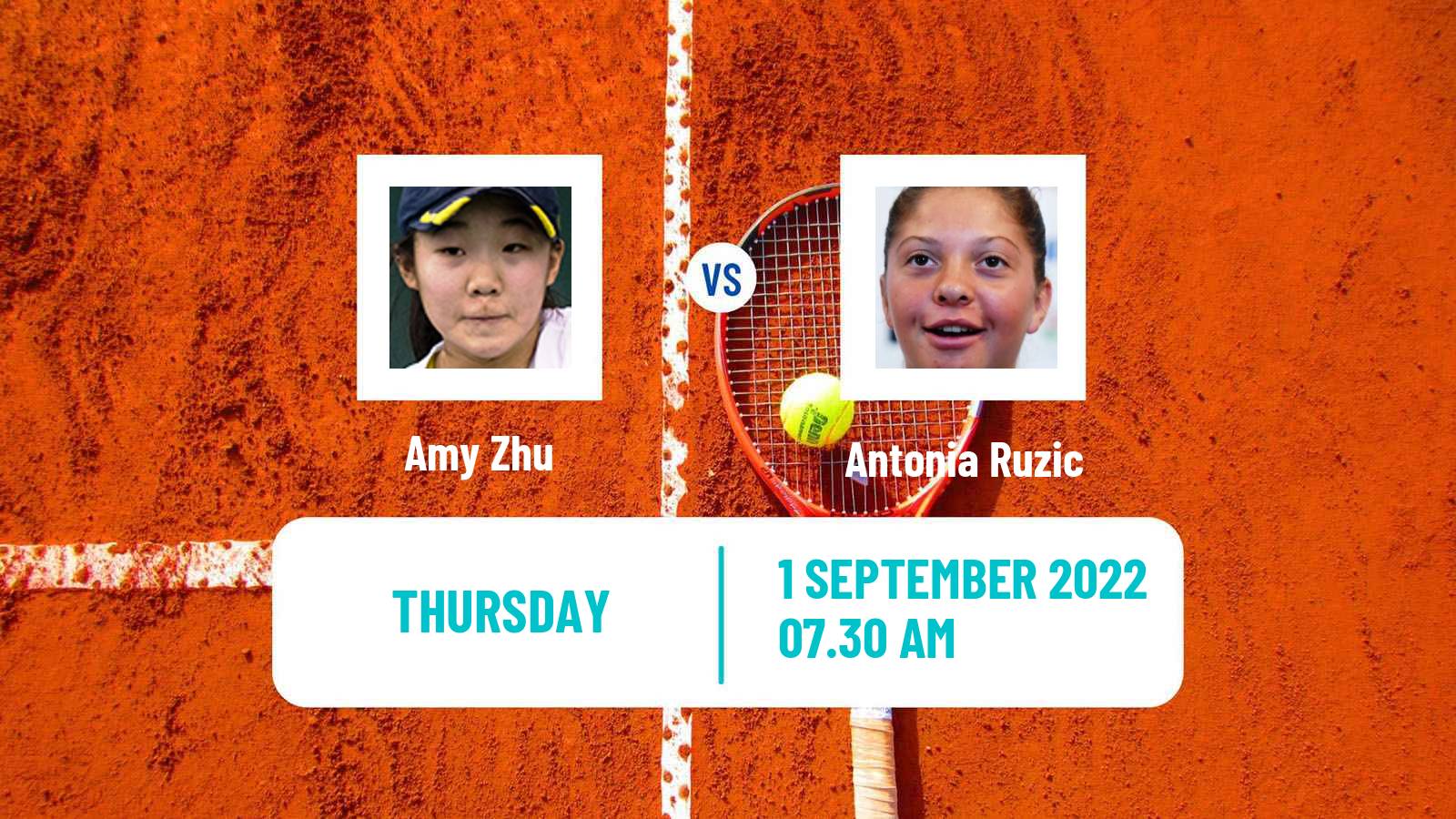 Tennis ITF Tournaments Amy Zhu - Antonia Ruzic