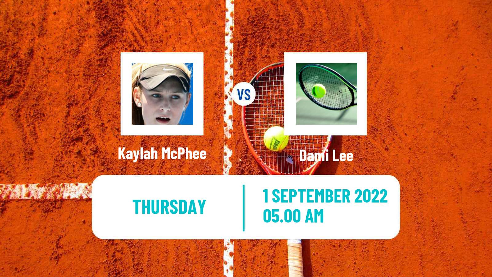 Tennis ITF Tournaments Kaylah McPhee - Dami Lee