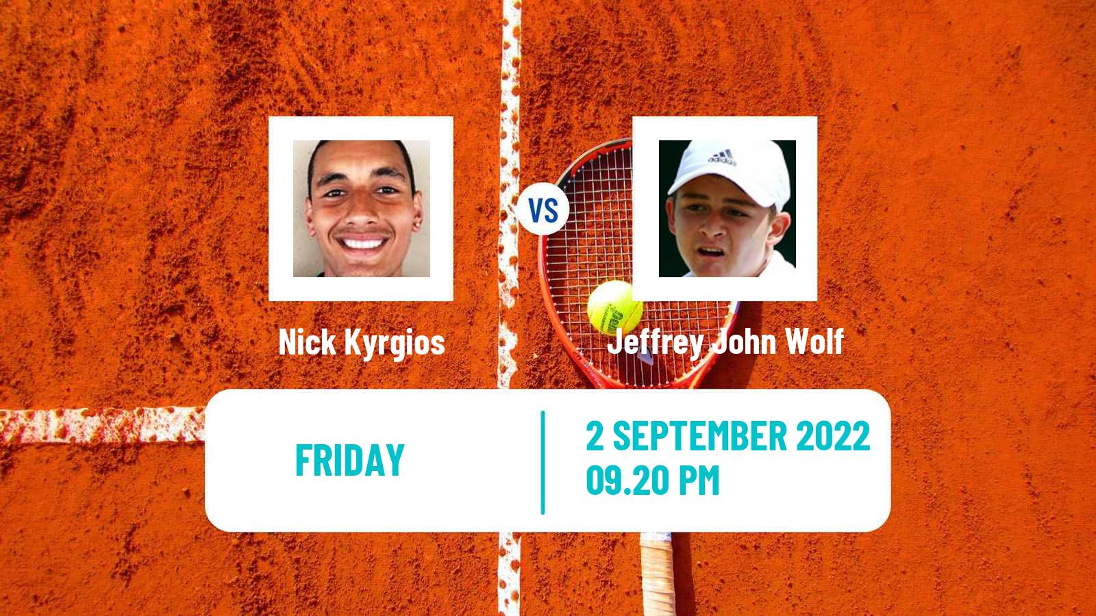 Tennis ATP US Open Nick Kyrgios - Jeffrey John Wolf