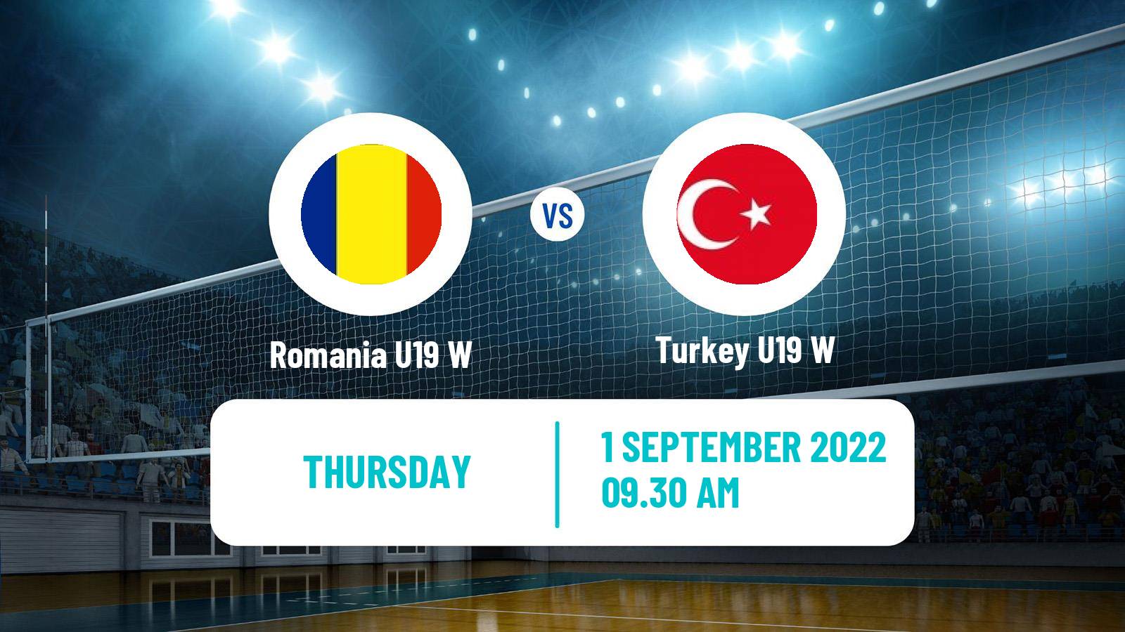 Volleyball European Championship U19 Volleyball Women Romania U19 W - Turkey U19 W