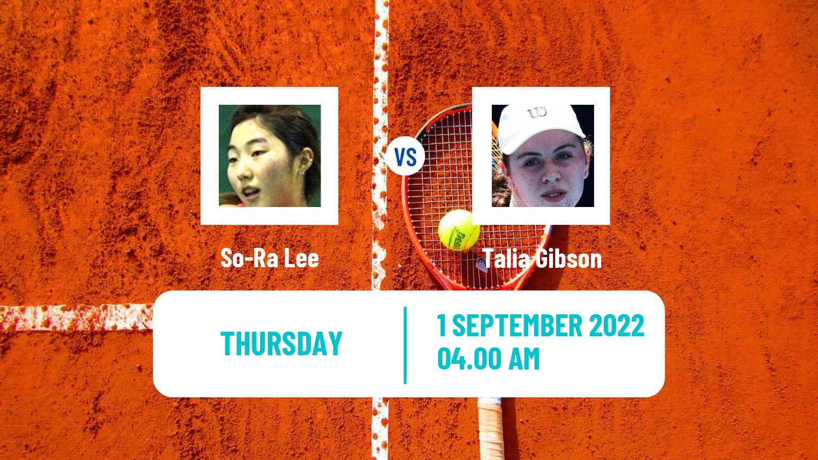 Tennis ITF Tournaments So-Ra Lee - Talia Gibson