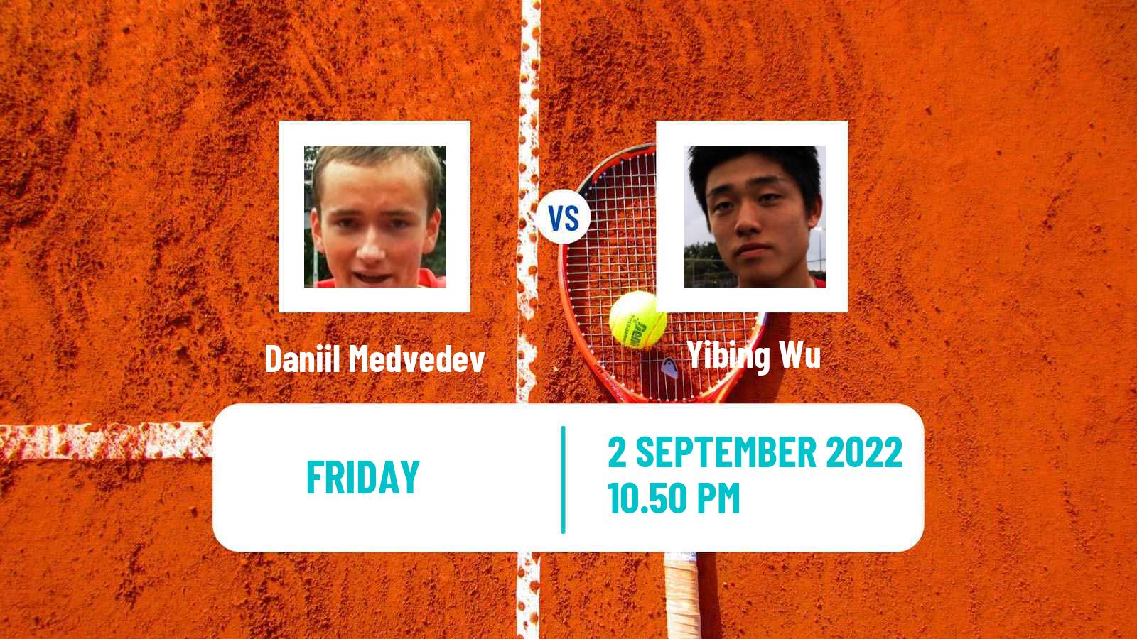 Tennis ATP US Open Daniil Medvedev - Yibing Wu