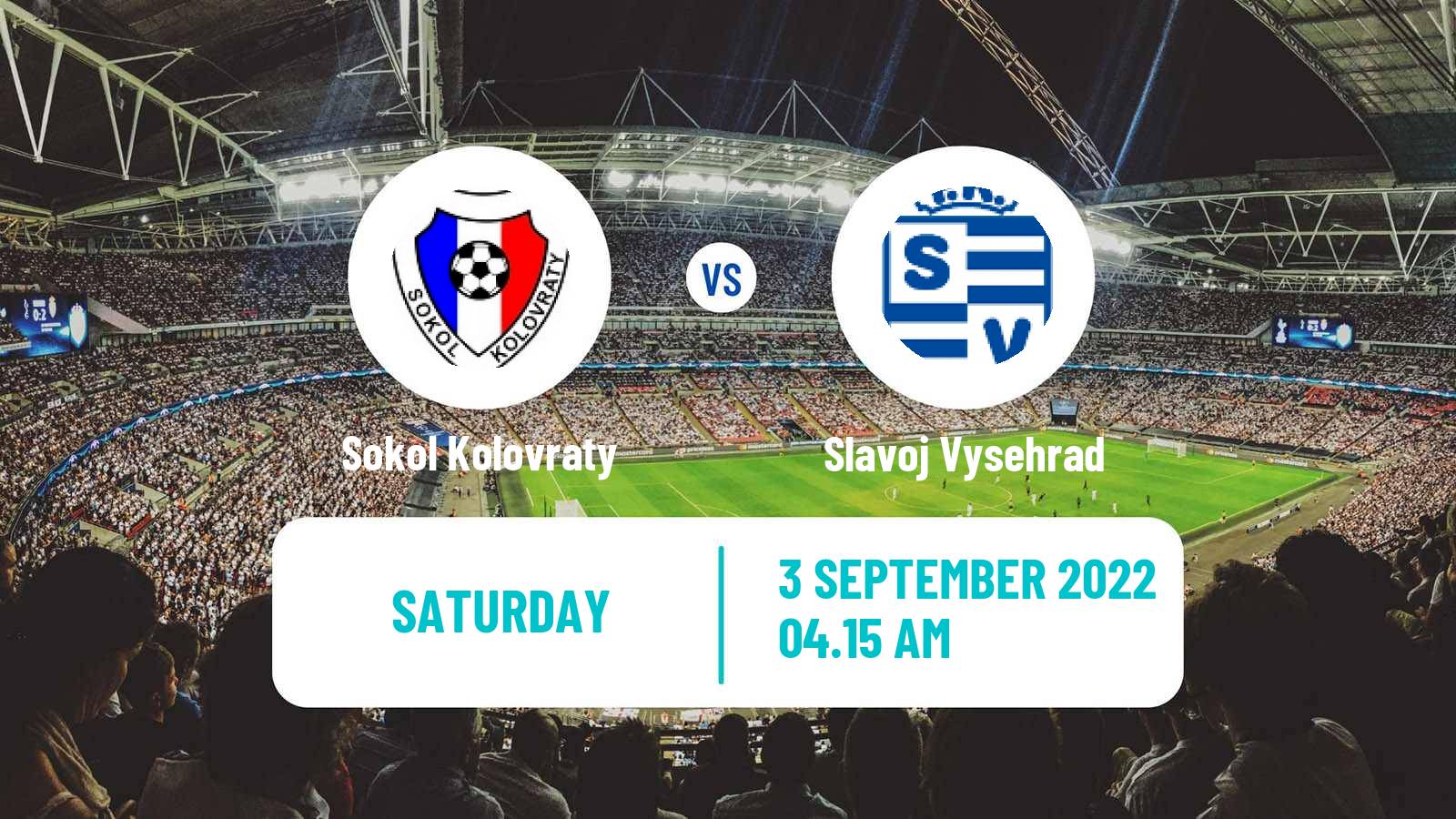 Soccer Czech Prazsky Prebor Sokol Kolovraty - Slavoj Vysehrad