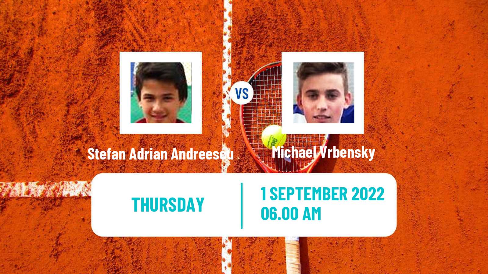 Tennis ITF Tournaments Stefan Adrian Andreescu - Michael Vrbensky