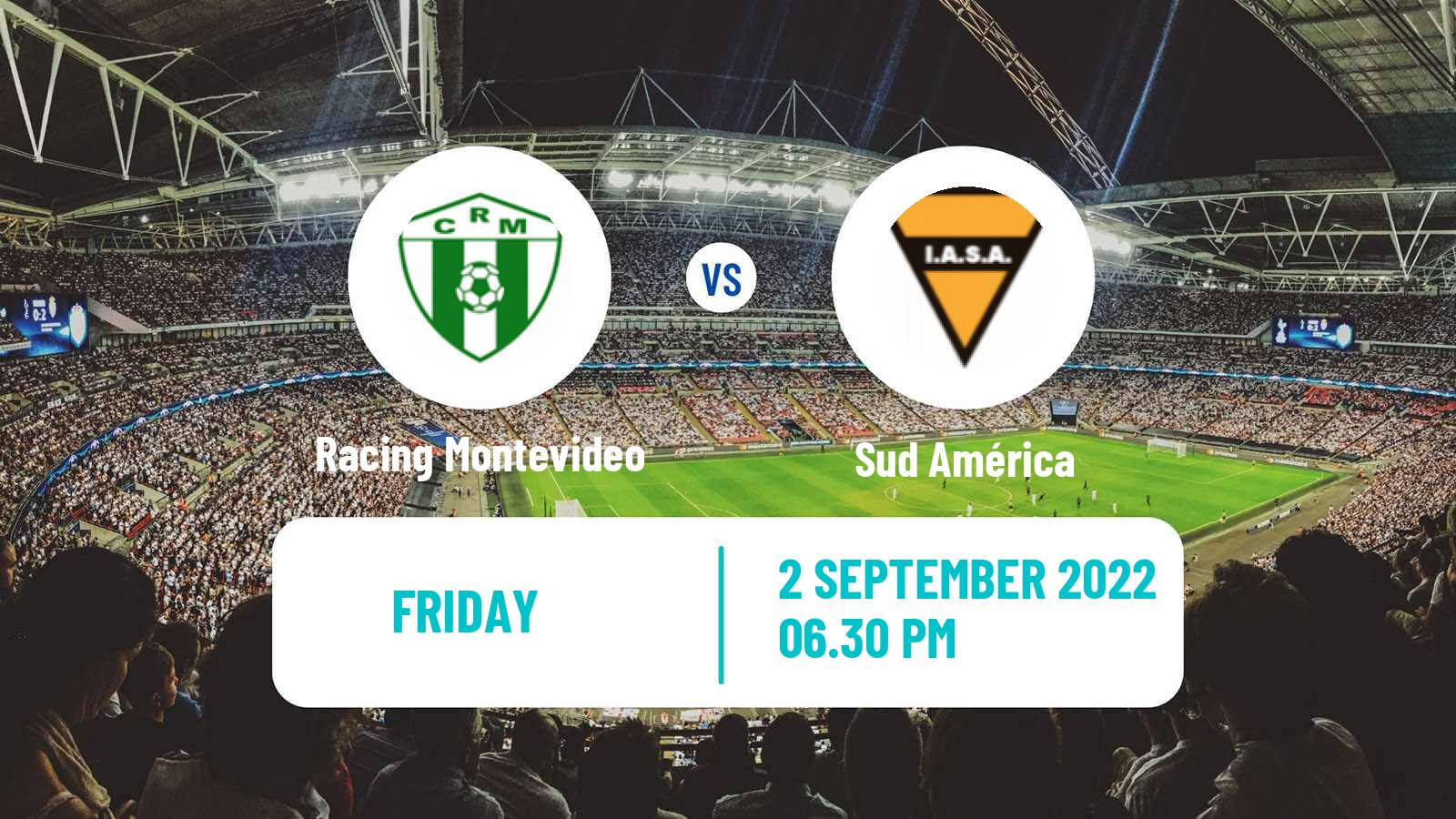 Soccer Uruguayan Segunda Division Racing Montevideo - Sud América