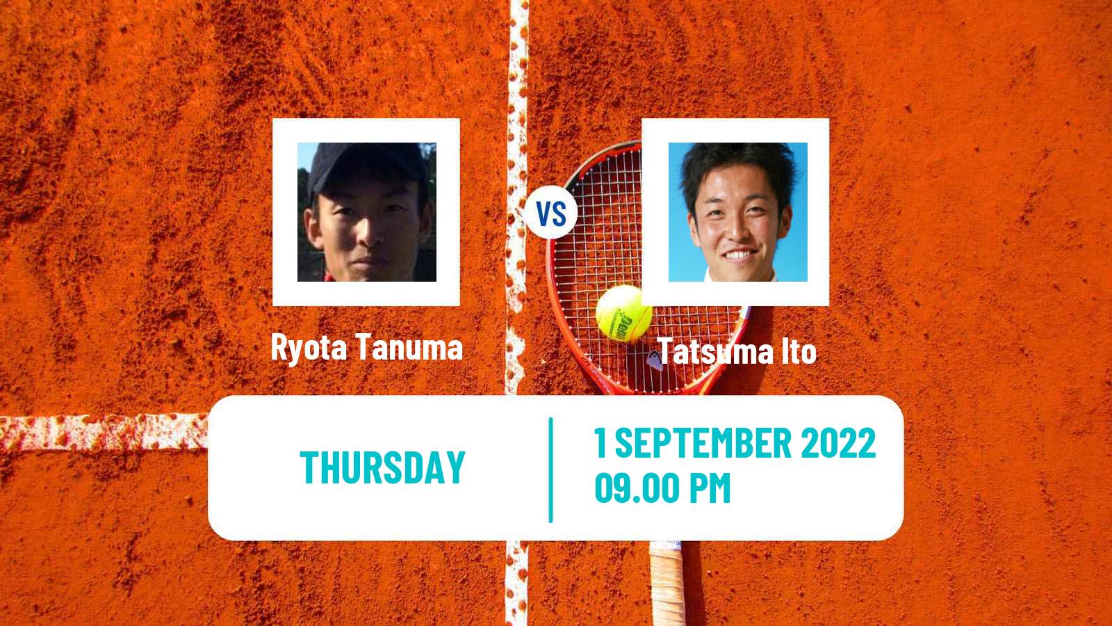 Tennis ITF Tournaments Ryota Tanuma - Tatsuma Ito