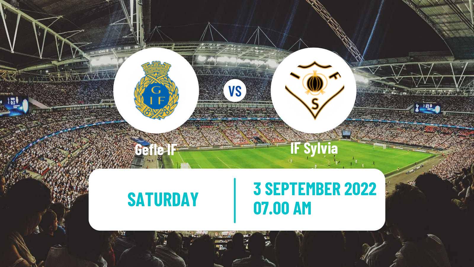 Soccer Swedish Division 1 Norra Gefle - Sylvia