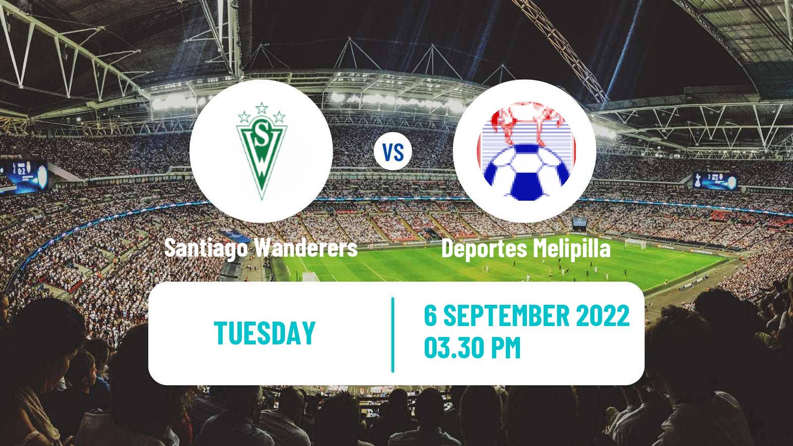 Soccer Chilean Primera B Santiago Wanderers - Deportes Melipilla