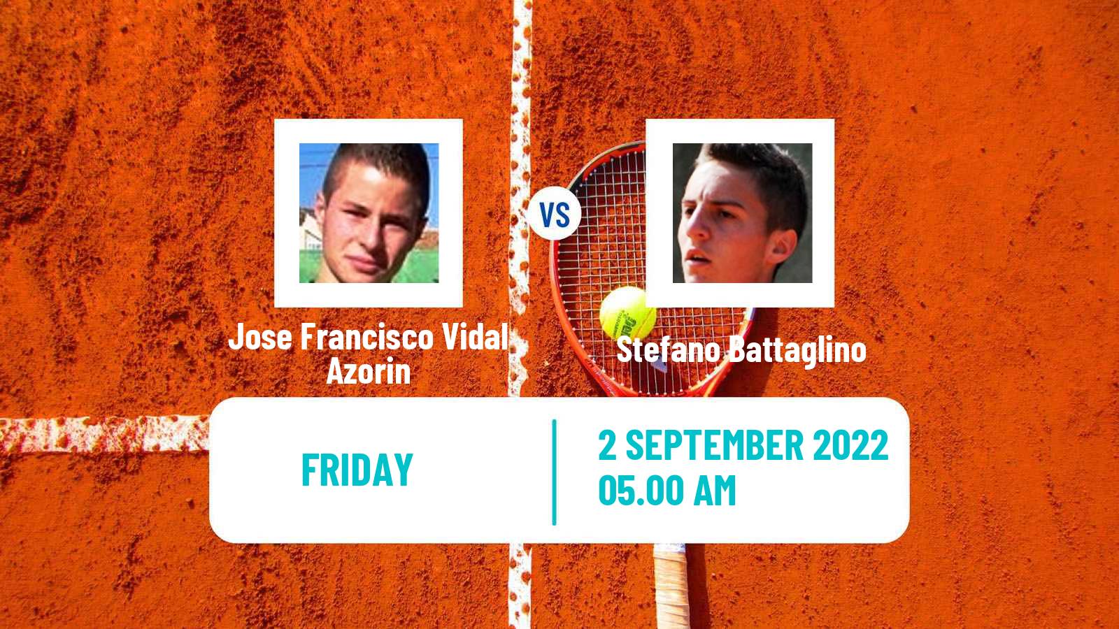 Tennis ITF Tournaments Jose Francisco Vidal Azorin - Stefano Battaglino