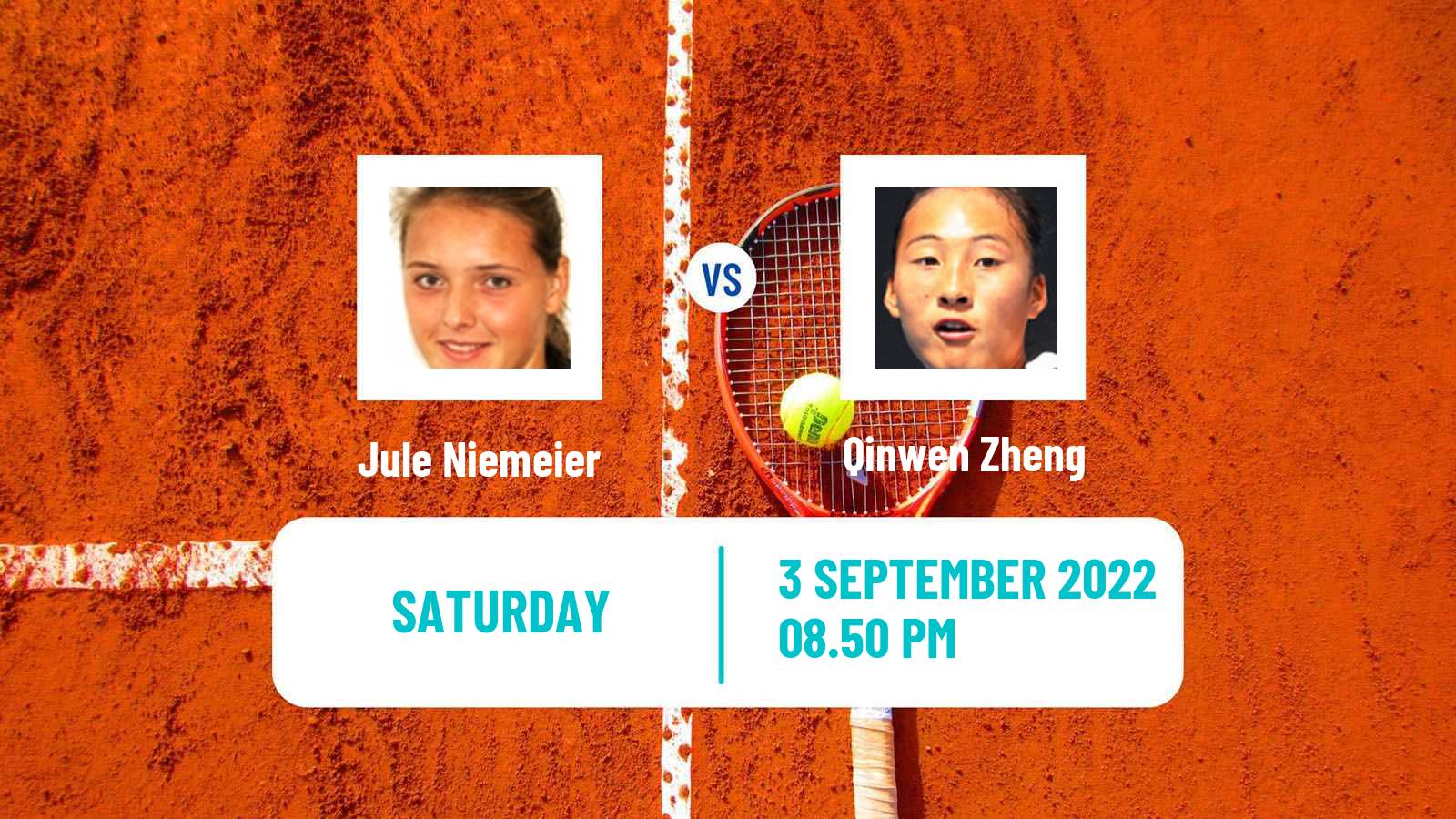 Tennis WTA US Open Jule Niemeier - Qinwen Zheng