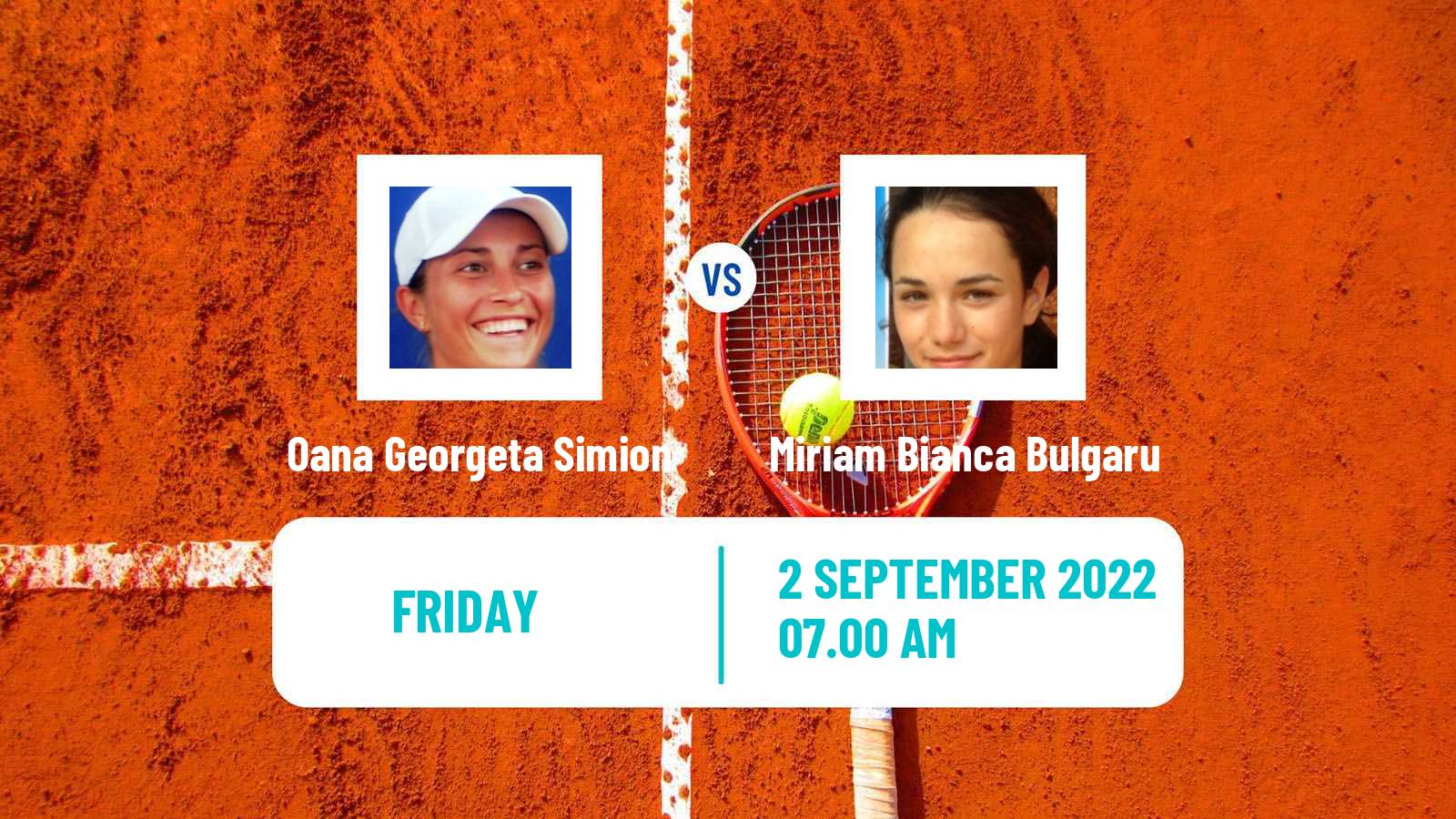 Tennis ITF Tournaments Oana Georgeta Simion - Miriam Bianca Bulgaru