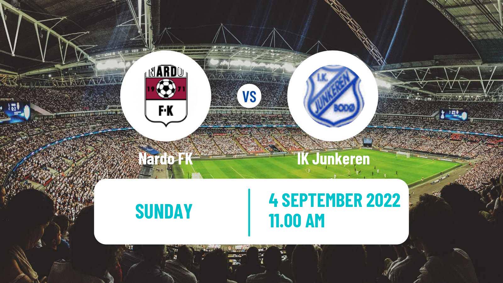 Soccer Norwegian Division 3 - Group 5 Nardo - Junkeren