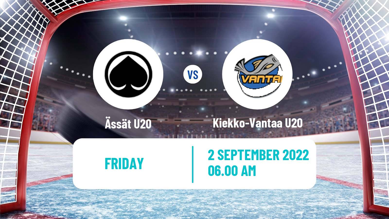Hockey Finnish SM-sarja U20 Ässät U20 - Kiekko-Vantaa U20