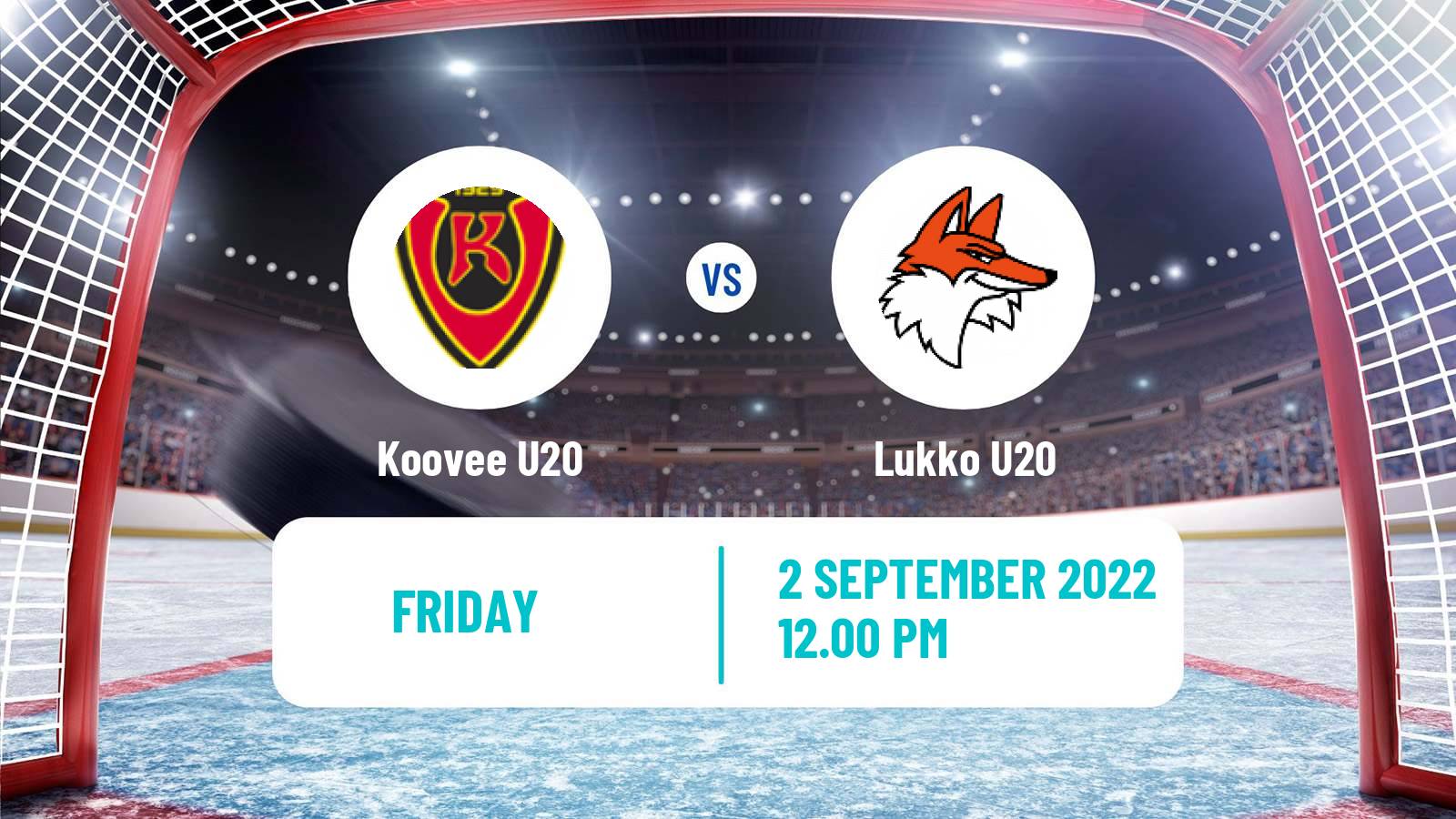Hockey Finnish SM-sarja U20 Koovee U20 - Lukko U20