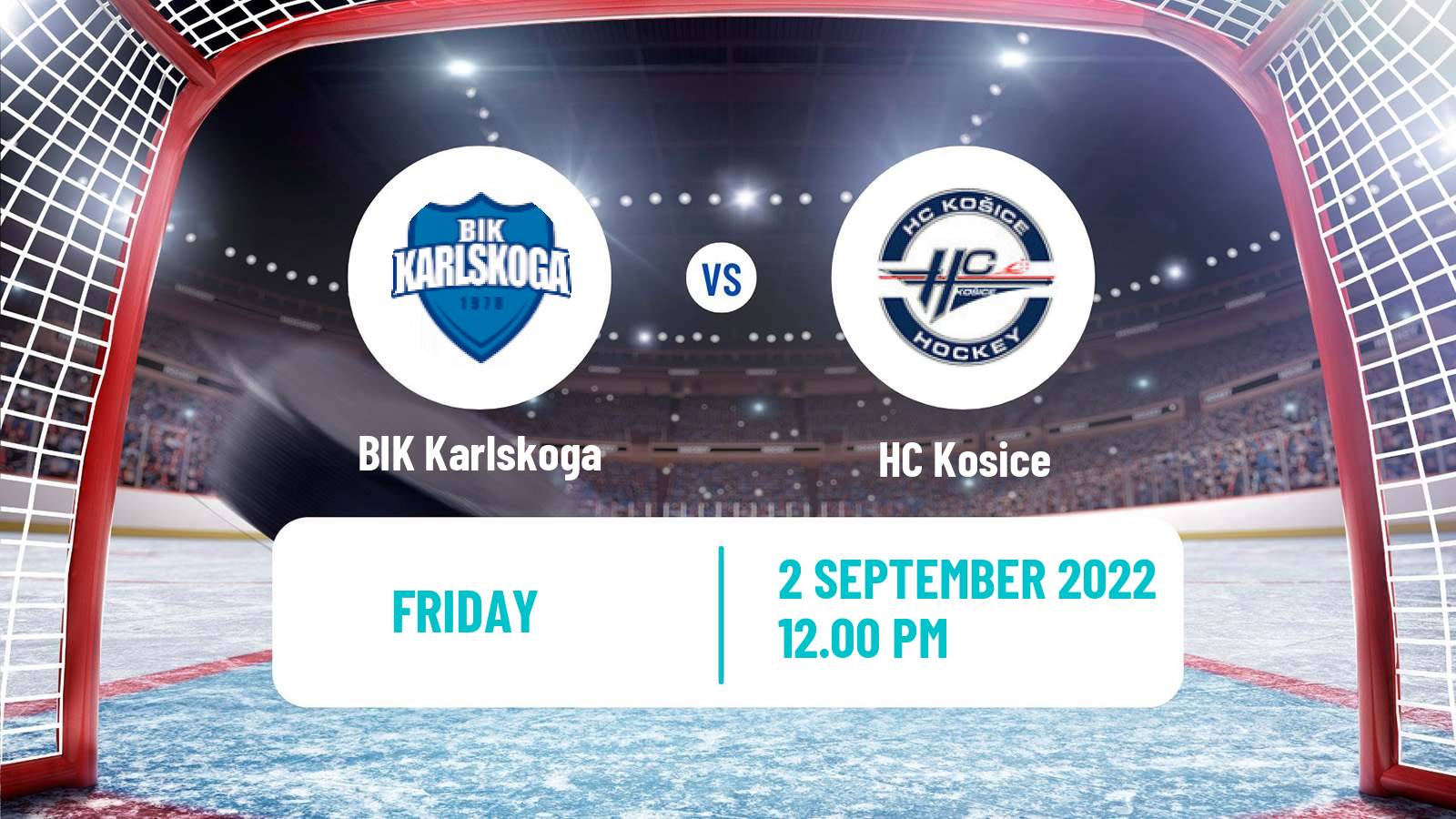 Hockey Club Friendly Ice Hockey BIK Karlskoga - HC Košice