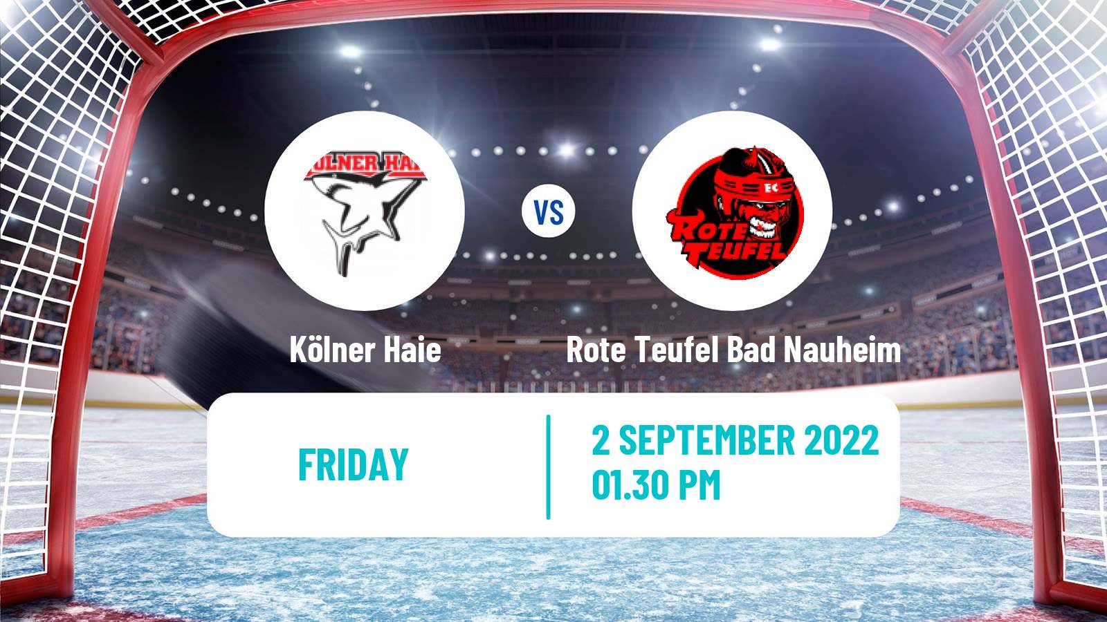 Hockey Club Friendly Ice Hockey Kölner Haie - Rote Teufel Bad Nauheim