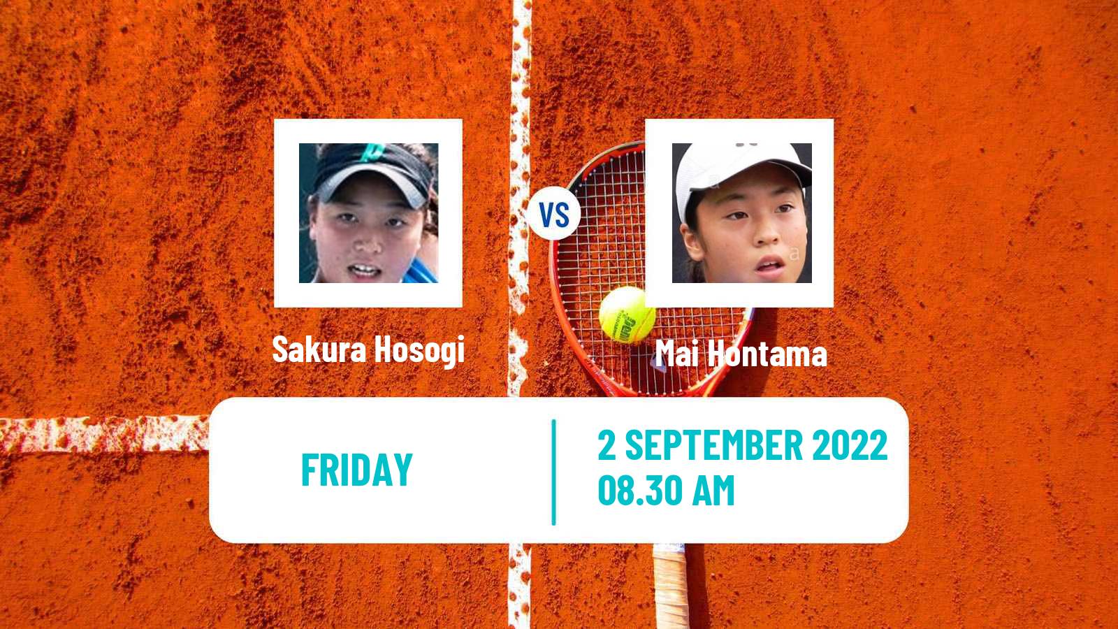 Tennis ITF Tournaments Sakura Hosogi - Mai Hontama