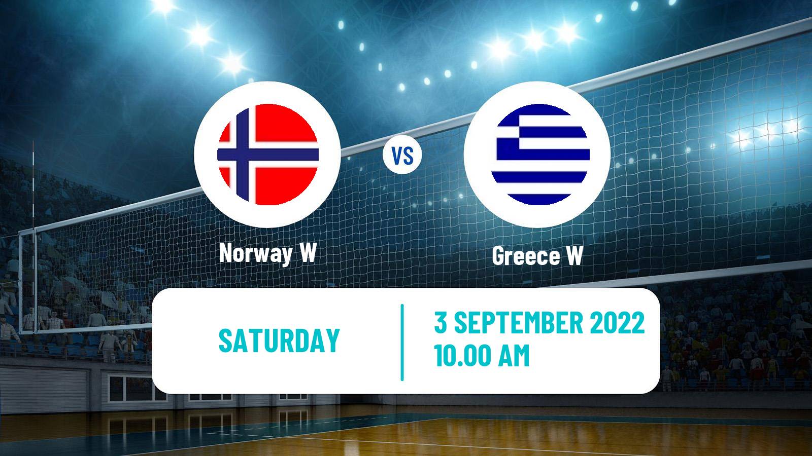 Volleyball European Championships Volleyball Women Norway W - Greece W