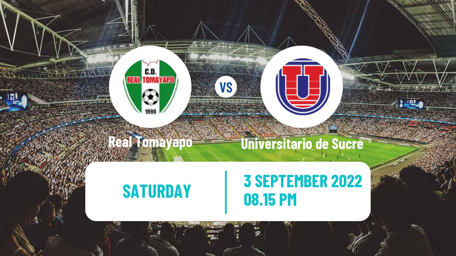 Soccer Bolivian Division Profesional Real Tomayapo - Universitario de Sucre