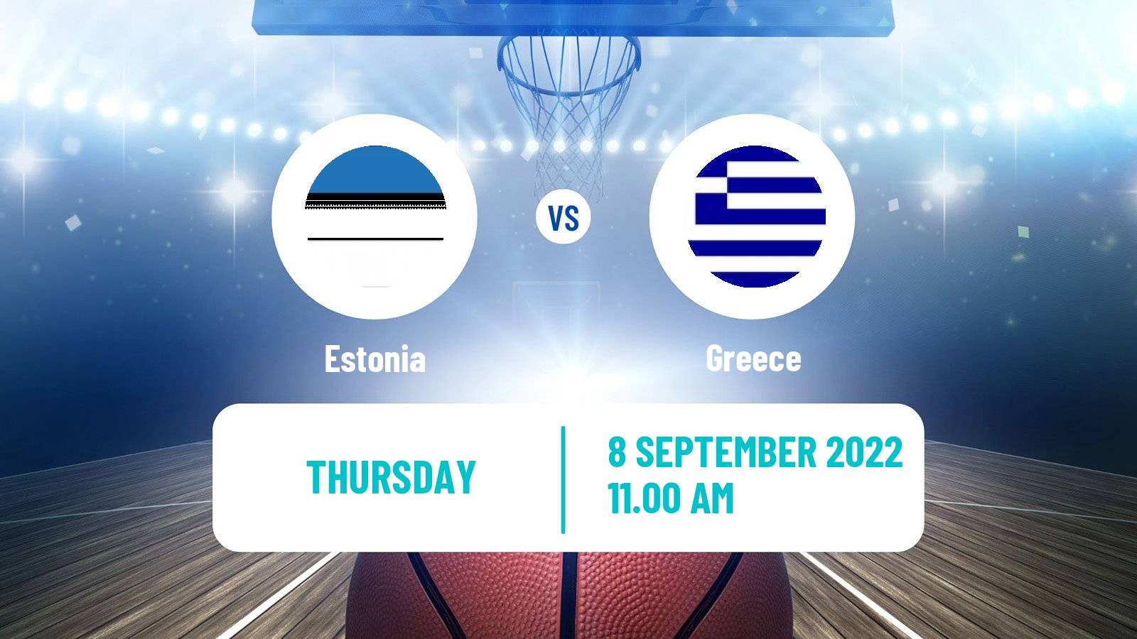 Basketball EuroBasket Estonia - Greece