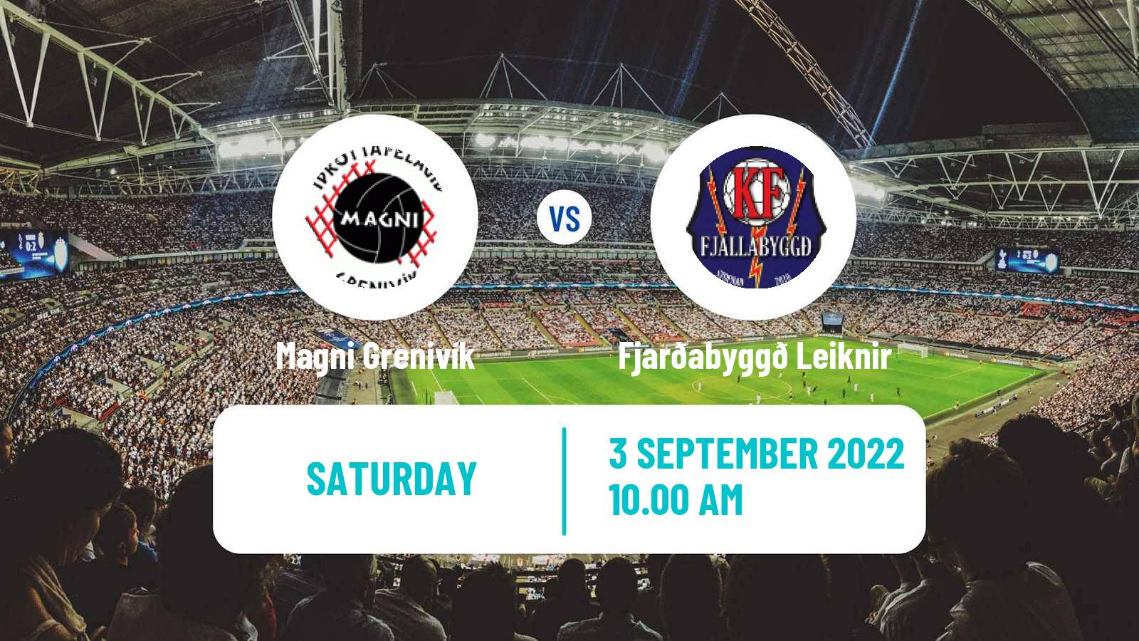 Soccer Icelandic Division 2 Magni Grenivík - KFA