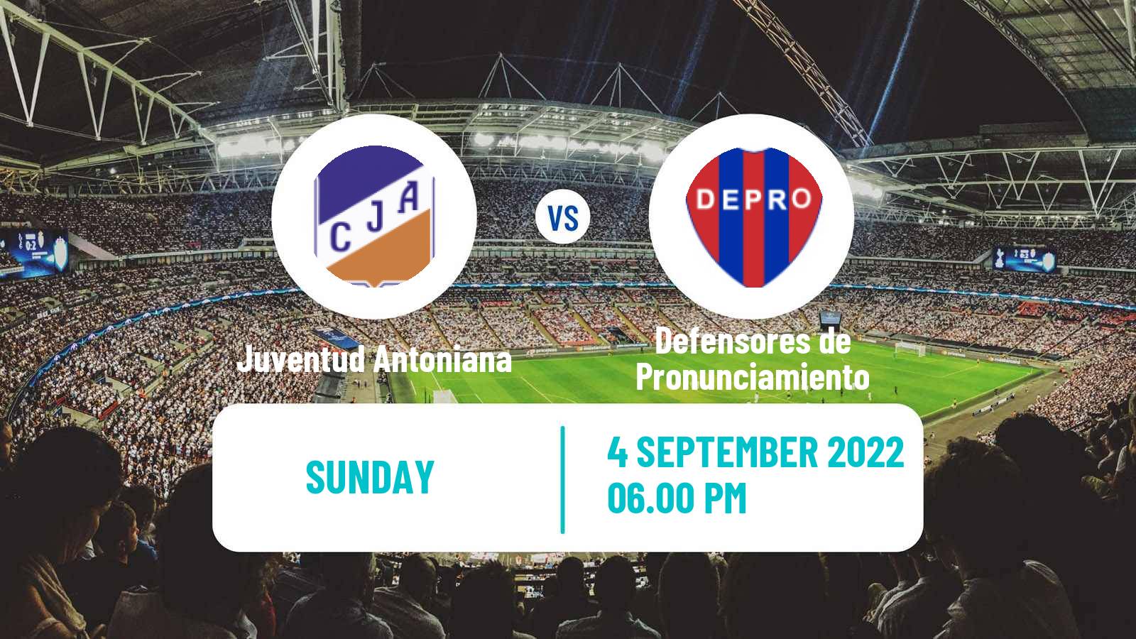 Soccer Argentinian Torneo Federal Juventud Antoniana - Defensores de Pronunciamiento