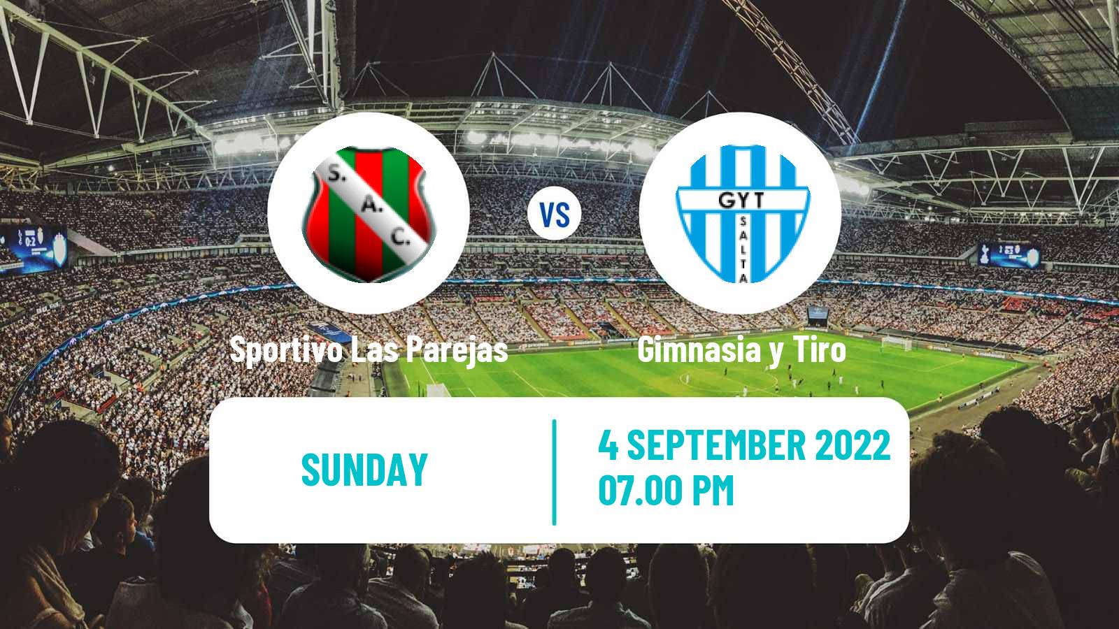 Soccer Argentinian Torneo Federal Sportivo Las Parejas - Gimnasia y Tiro