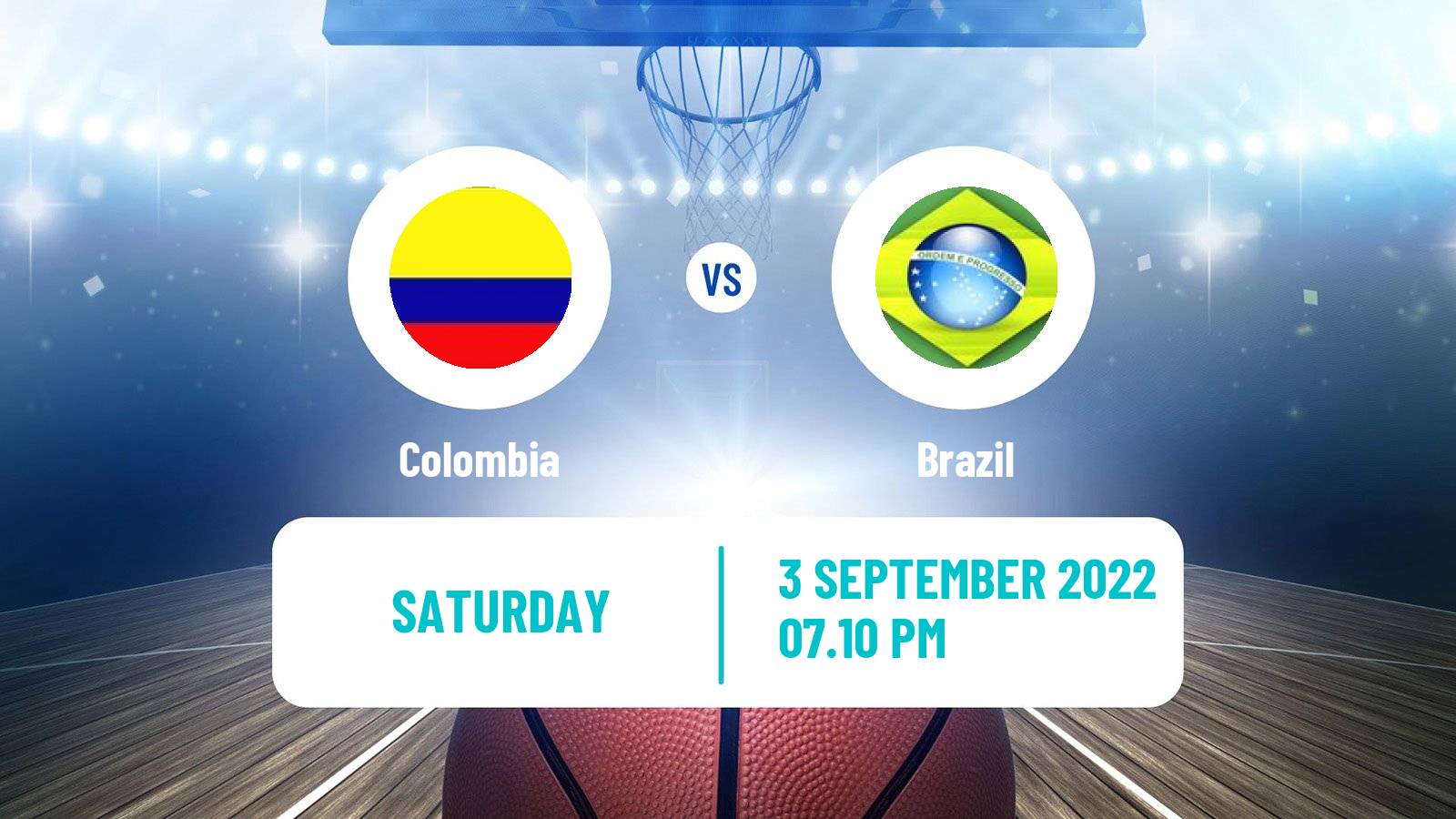 Basketball AmeriCup Basketball Colombia - Brazil