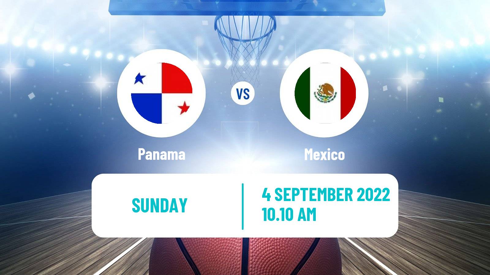 Basketball AmeriCup Basketball Panama - Mexico