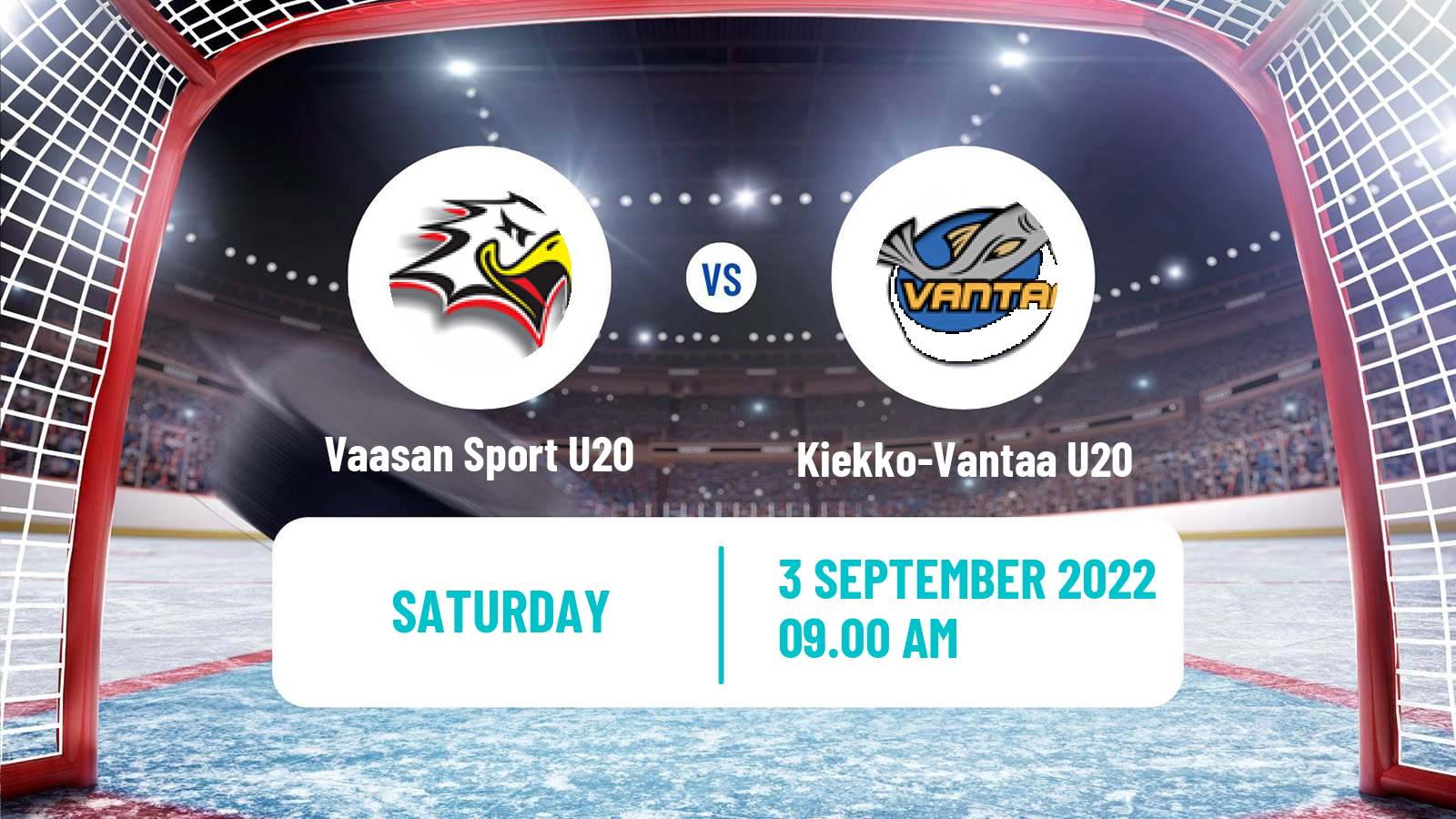 Hockey Finnish SM-sarja U20 Vaasan Sport U20 - Kiekko-Vantaa U20