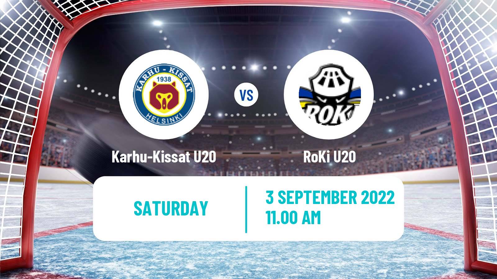 Hockey Finnish SM-sarja U20 Karhu-Kissat U20 - RoKi U20