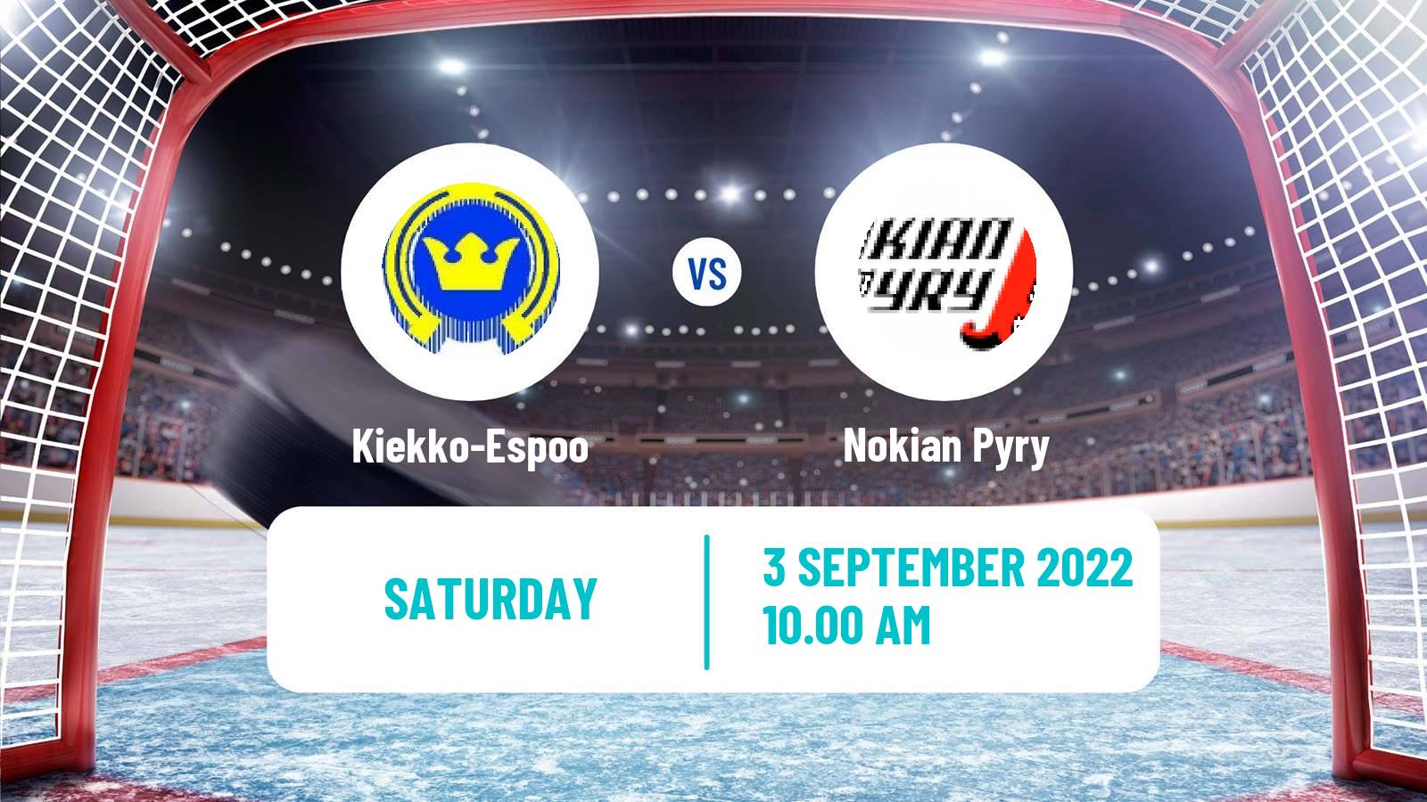 Hockey Finnish Cup Hockey Kiekko-Espoo - Nokian Pyry