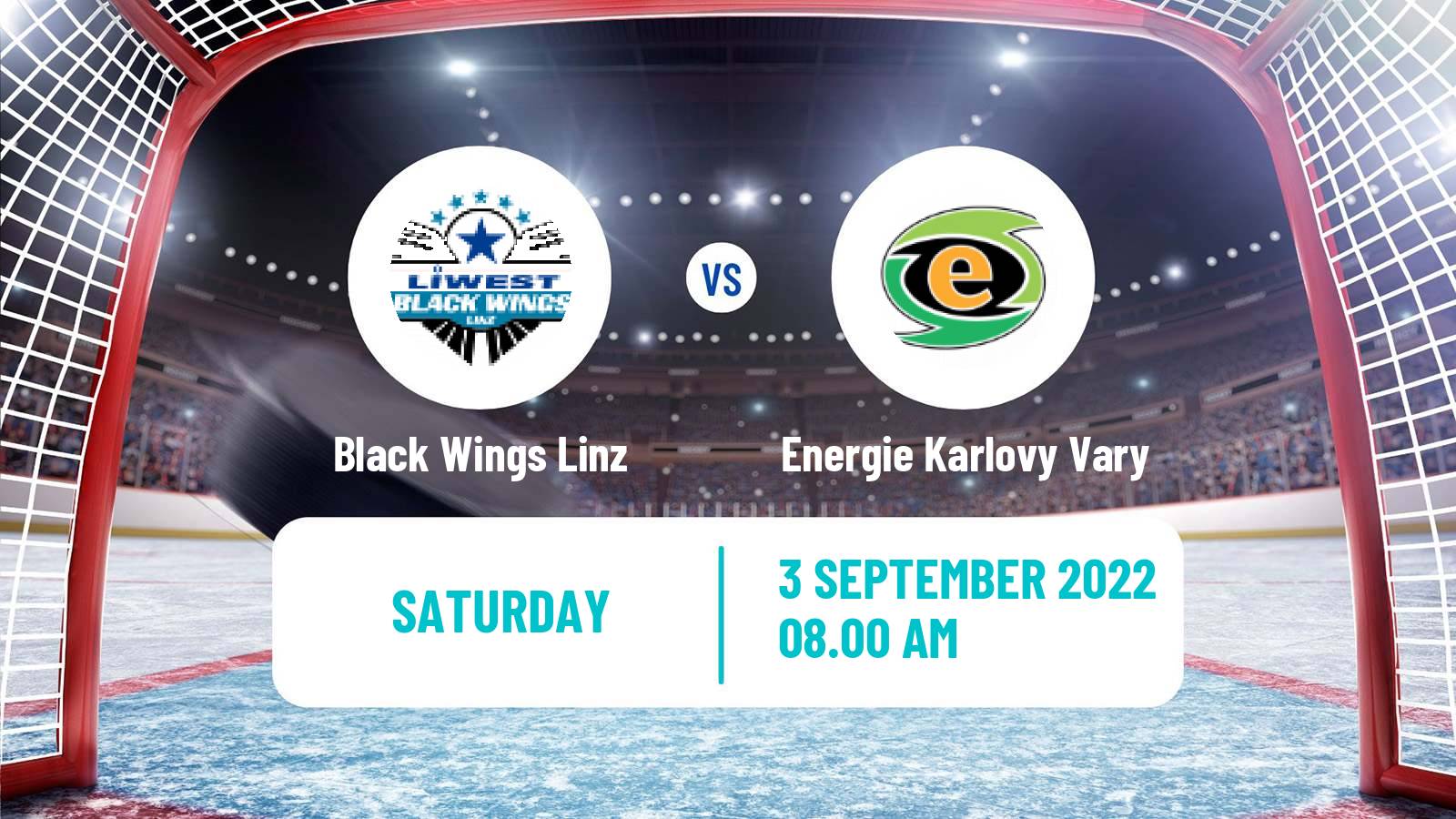 Hockey Club Friendly Ice Hockey Black Wings Linz - Energie Karlovy Vary