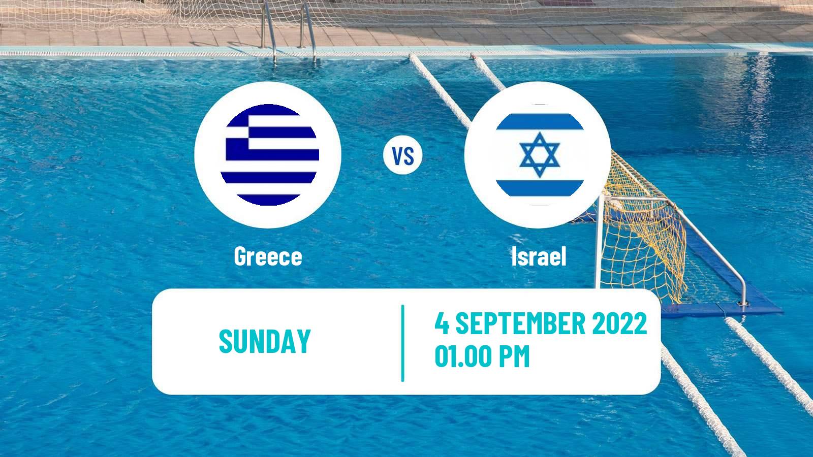 Water polo European Championship Water Polo Greece - Israel