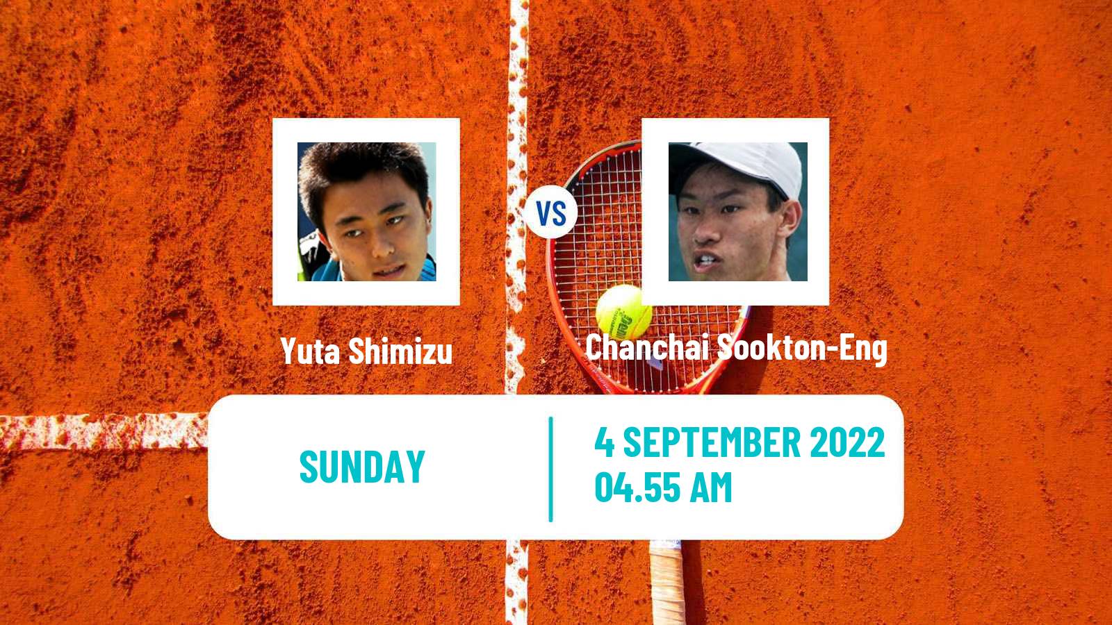 Tennis ATP Challenger Yuta Shimizu - Chanchai Sookton-Eng