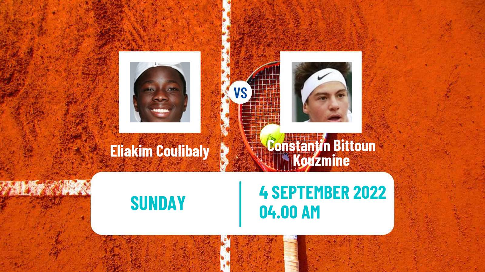 Tennis ITF Tournaments Eliakim Coulibaly - Constantin Bittoun Kouzmine