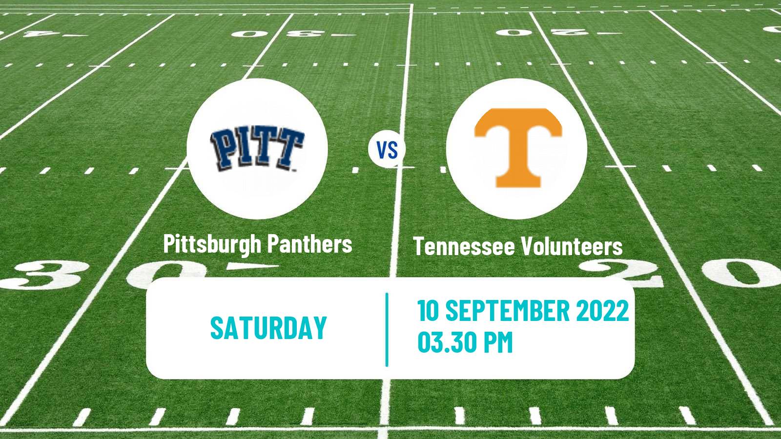 American football NCAA College Football Pittsburgh Panthers - Tennessee Volunteers