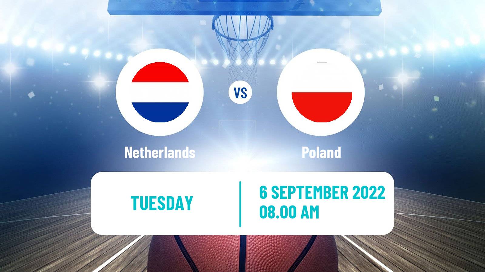 Basketball EuroBasket Netherlands - Poland