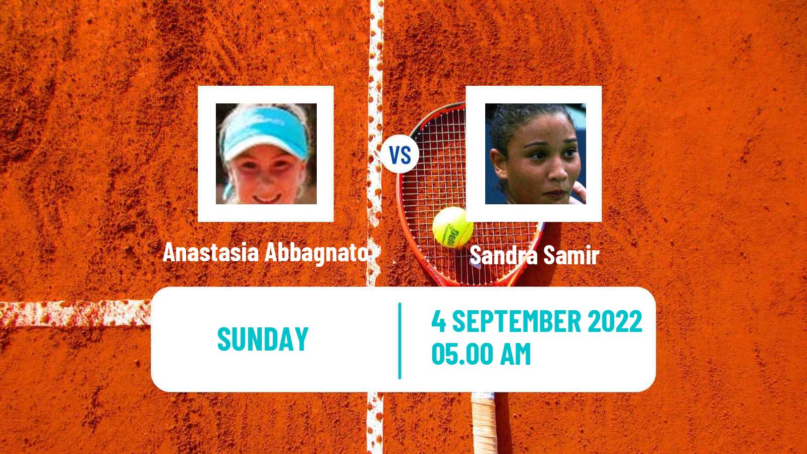 Tennis ITF Tournaments Anastasia Abbagnato - Sandra Samir