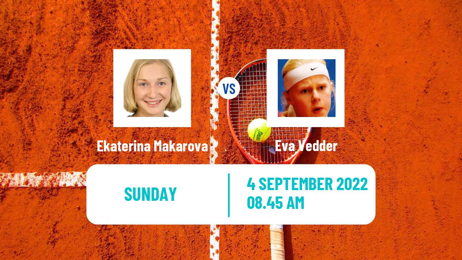 Tennis ATP Challenger Ekaterina Makarova - Eva Vedder
