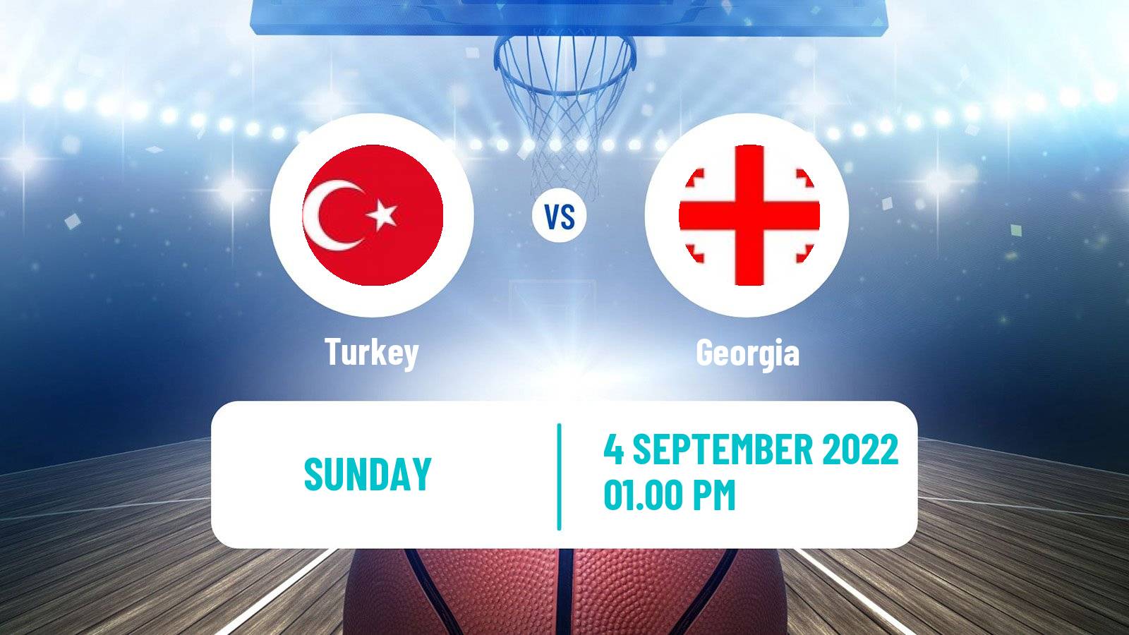 Basketball EuroBasket Turkey - Georgia