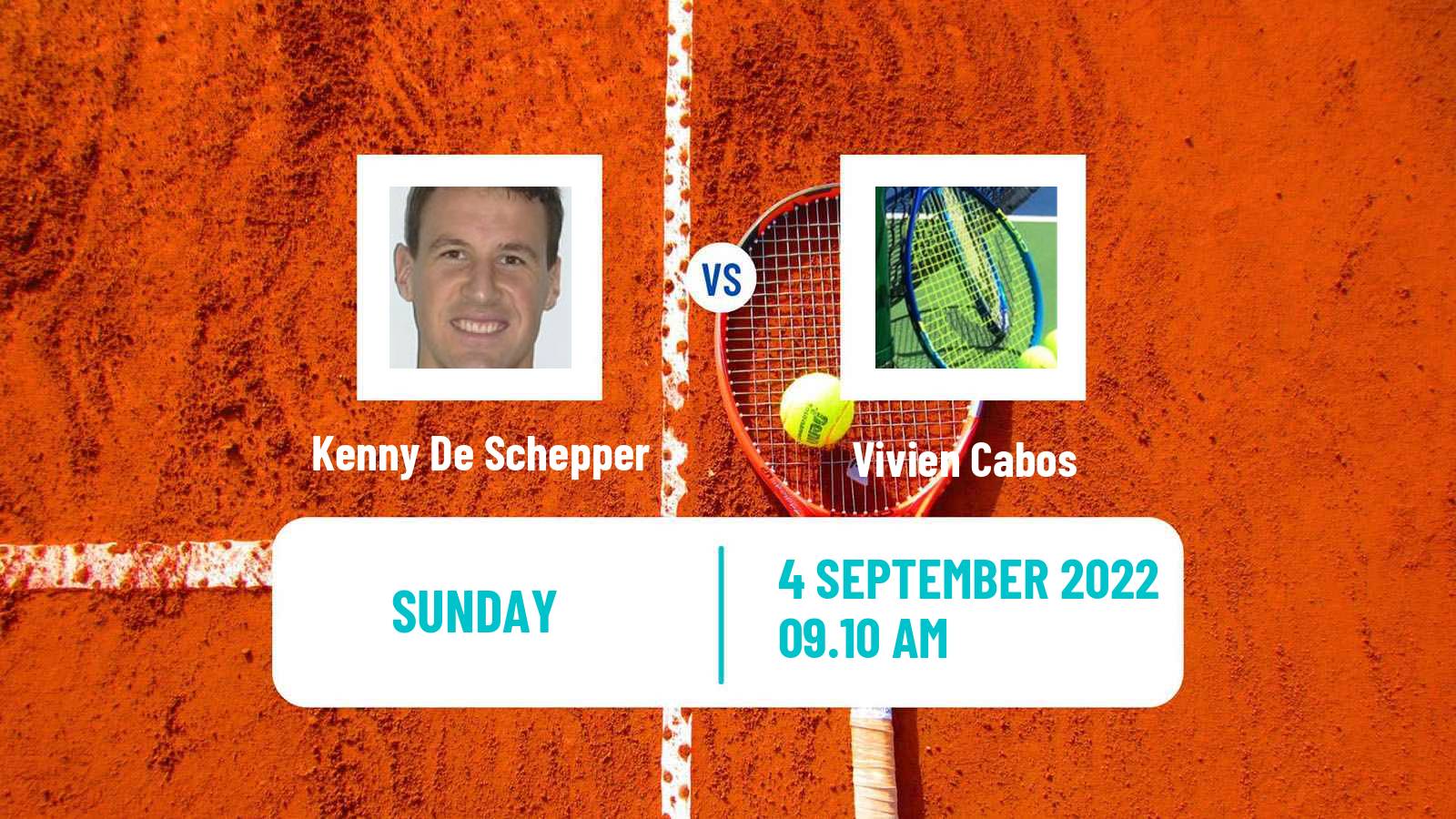 Tennis ATP Challenger Kenny De Schepper - Vivien Cabos