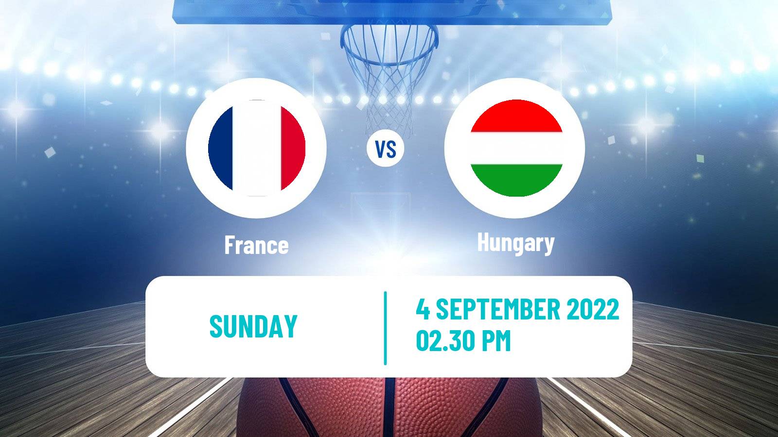 Basketball EuroBasket France - Hungary