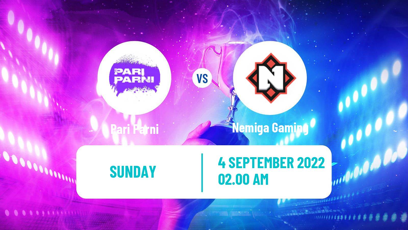 Esports eSports Pari Parni - Nemiga Gaming