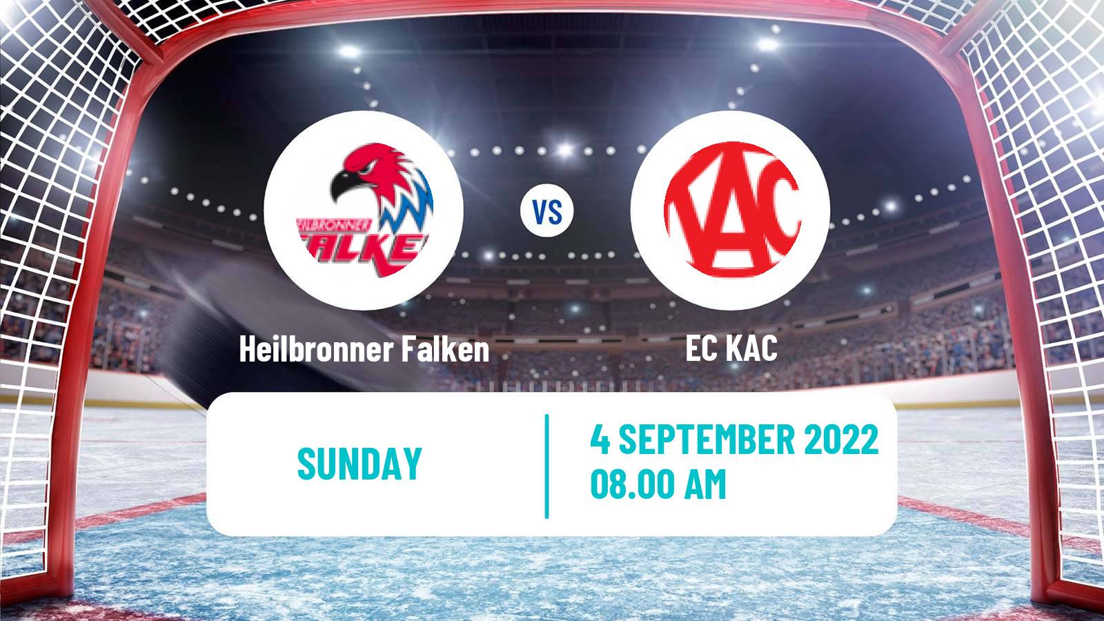 Hockey Club Friendly Ice Hockey Heilbronner Falken - EC KAC