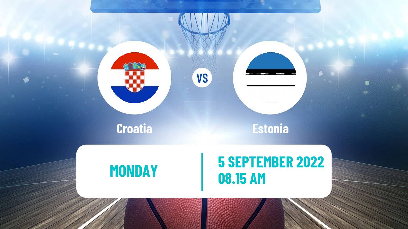 Basketball EuroBasket Croatia - Estonia