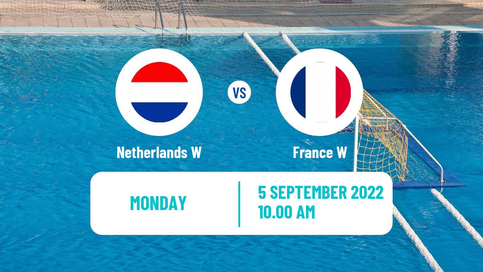 Water polo European Championship Water Polo Women Netherlands W - France W