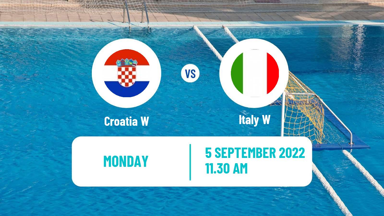 Water polo European Championship Water Polo Women Croatia W - Italy W