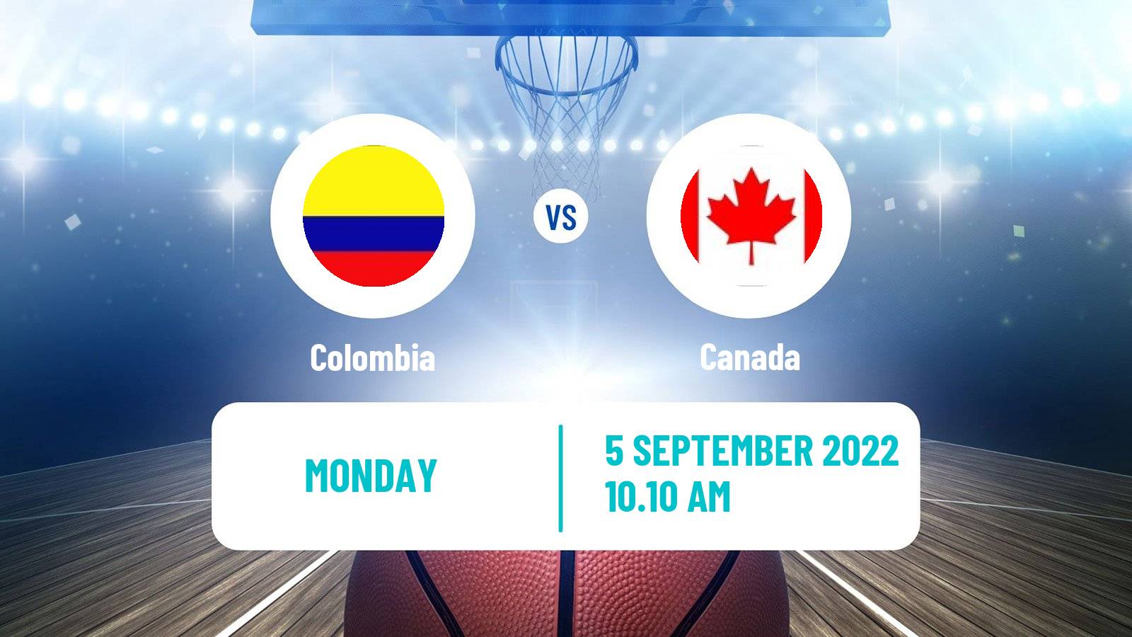 Basketball AmeriCup Basketball Colombia - Canada